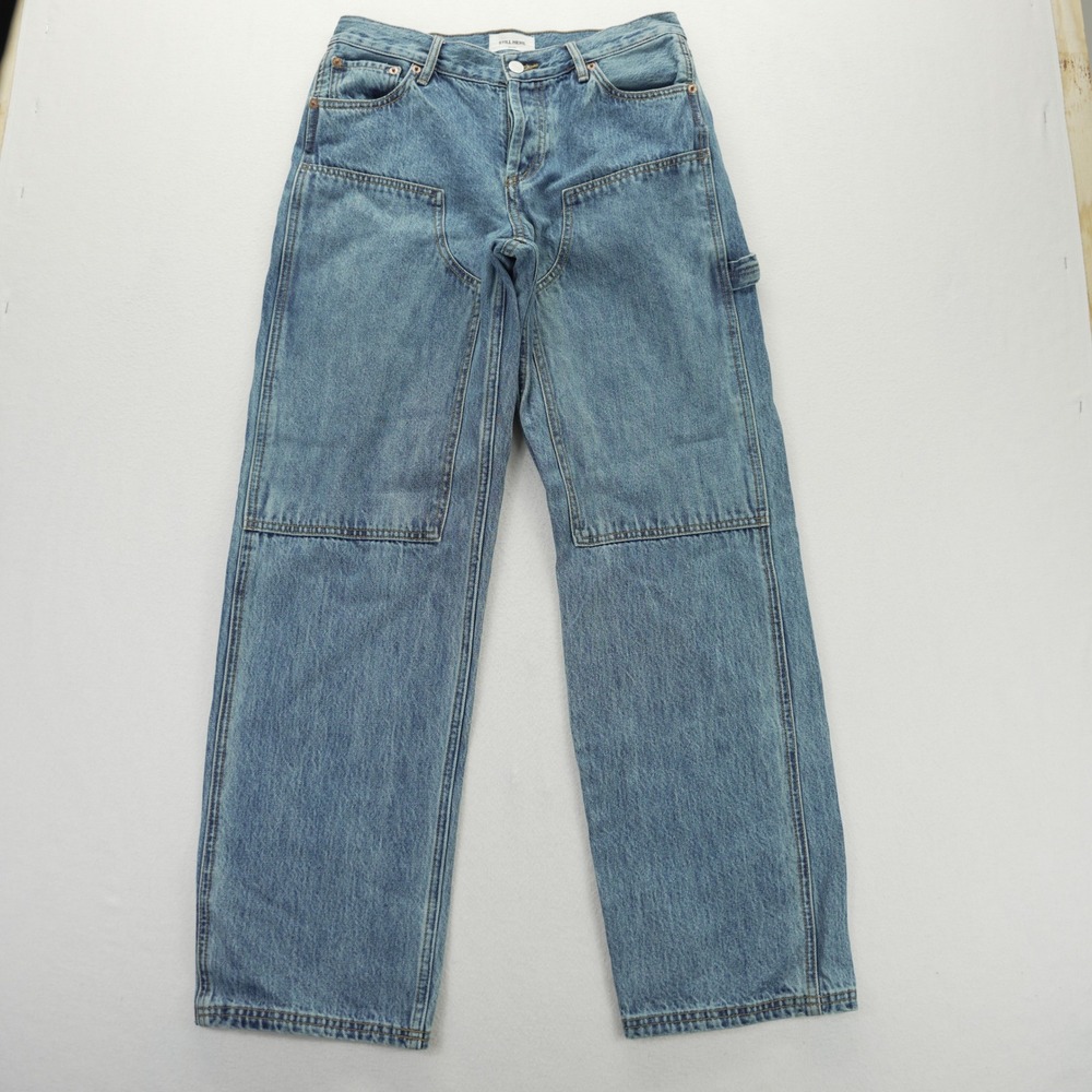 Still Here New York‎ Subway Jeans Blue Double Knee Carpenter Straight Leg 31